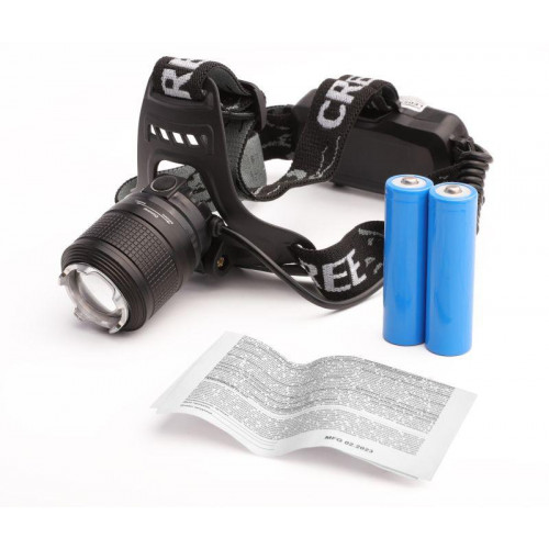 Фонарь налобный Ultraflash 15041 5Вт 2 акк. USB черный