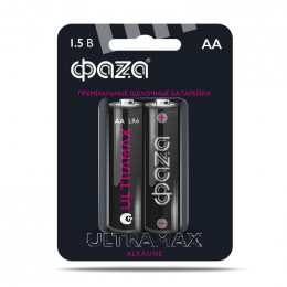 Батарейка алкалиновая ФАZА AA/LR6 Ultra Max LR6UM-B2 1.5В 2шт 5042995