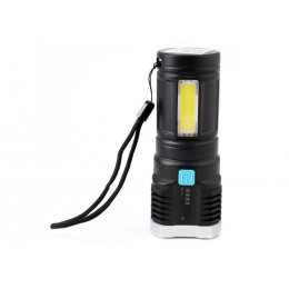 Фонарь аккумуляторный Ultraflash LED51525 4В 4LED+COB 3Вт 4 реж. Micro USB черный 15195