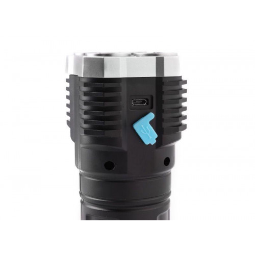 Фонарь аккумуляторный Ultraflash LED51525 4В 4LED+COB 3Вт 4 реж. Micro USB черный 15195