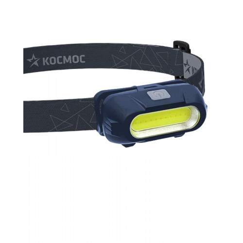 КОСМОС KOC514Lit Налобный фонарь 3Вт COB, 800 мАч, USB Type-C