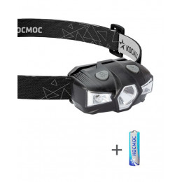 КОСМОС KOC517B Налобный фонарь 1Вт LED, 1xAA, ABS-пластик, черный