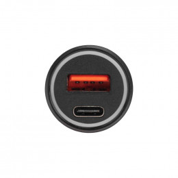 Автозарядка в прикуриватель АЗУ USB-A (QC 3.0)+USB-C (PD) 38Вт черн. Rexant 18-1200