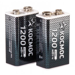 Аккумулятор крона Li-ion 9В 1200мВт.ч (блист.1шт) КОСМОС KOCLi9V1200mAh1BL