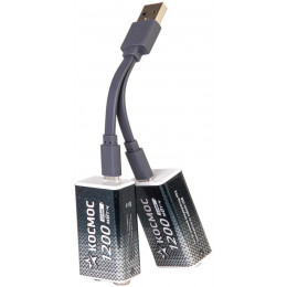 Аккумулятор крона Li-ion 9В 1200мВт.ч (блист.1шт) КОСМОС KOCLi9V1200mAh1BL