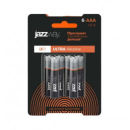 Батарейка алкалиновая JazzWay AAA/LR03 Ultra Alkaline BL-6 5057555, 1.5 В, 6 шт