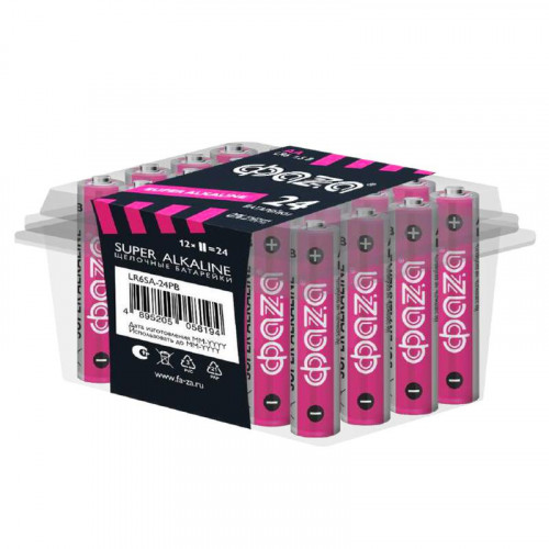 Батарейка алкалиновая ФАZА AA/LR6 Super Alkaline PB-24 1.5В 24шт 5058194