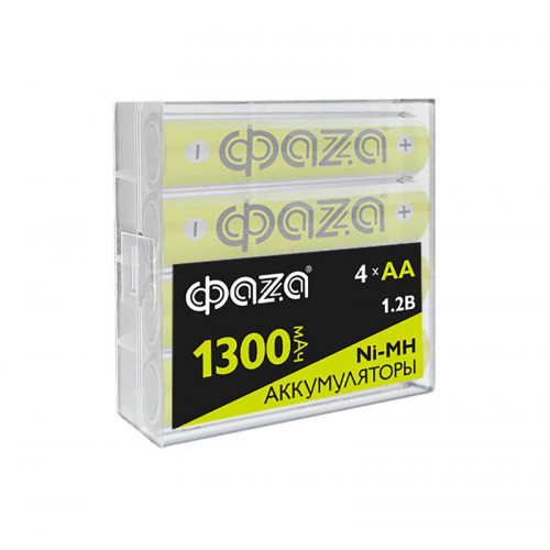 Аккумулятор Ni-MH ФАZА AA/HR6 1.2В 1300мА.ч Box-4 5059733