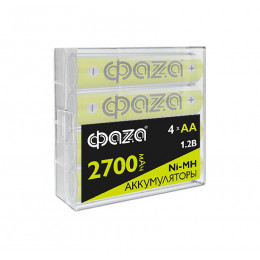 Аккумулятор Ni-MH ФАZА AA/HR6 1.2В 2700мА.ч Box-4 5059726