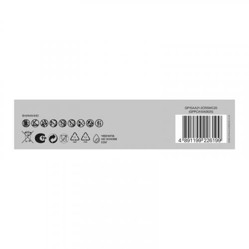 Батарейка алкалиновая GP AA/LR6 Super Alkaline 15AA21-2CRSWC20 1.5В 20шт 1208