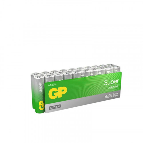 Батарейка алкалиновая GP AA/LR6 Super Alkaline 15AA21-2CRSWC20 1.5В 20шт 1208