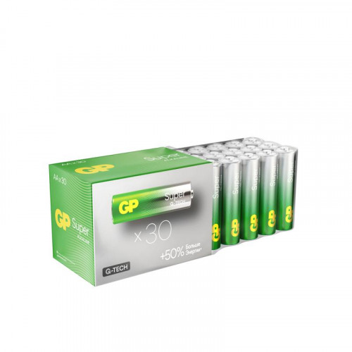 Батарейка алкалиновая GP AA/LR6 Super Alkaline 15AA21-2CRSWC30 1.5В 30шт 1209