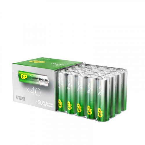 Батарейка алкалиновая GP AA/LR6 Super Alkaline 1207 1.5В 40шт