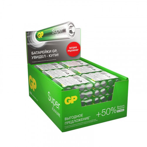 Батарейка алкалиновая GP AAA/LR03 G-Tech 24AA21RA-2CRS4 1.5В, 4 шт