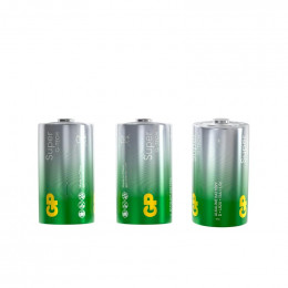 Батарейка алкалиновая GP D/LR20 G-Tech 13AA21RA-2CRS2 20/120 (уп.2шт) 1.5В
