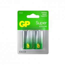 Батарейка алкалиновая GP C/LR14 G-Tech 1.5В 2 шт 1226