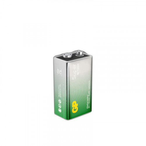 Батарейка алкалиновая GP 6LR61 Крона Super Alkaline 9В 1604AA21RA-5CRS1 19947 (1 шт)