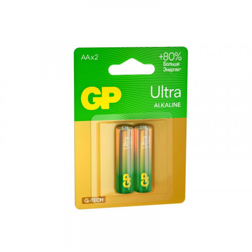 Батарейка алкалиновая GP AA/LR6 G-Tech Ultra Alkaline 1.5В 2шт 1229