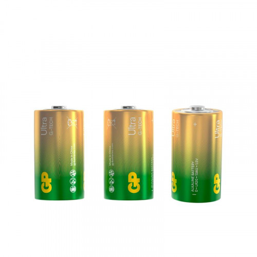 Батарейка алкалиновая GP D/LR20 Ultra Alkaline G-Tech 13AUA21-2CRSBC2 1.5В 2 шт.