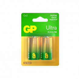 Батарейка алкалиновая GP C/LR14 G-Tech 1.5В Ultra Alkaline 14AUA21-2CRSBC2 20/160, 2 шт