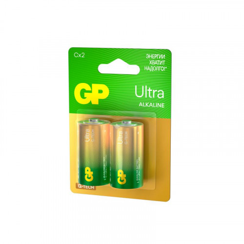 Батарейка алкалиновая GP C/LR14 G-Tech 1.5В Ultra Alkaline 14AUA21-2CRSBC2 20/160, 2 шт
