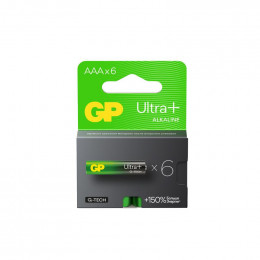 Батарейка алкалиновая GP AAA/LR03 G-Tech 24AUPA21-2CRB6 1.5В 6шт (блистер) 619