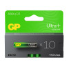 Батарейка алкалиновая GP AAA/LR03 G-Tech 24AUPA21-2CRB10 Ultra Plus Alkaline 1.5В 10шт