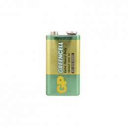 Батарейка солевая крона GP 9V 6F22 GreenCell 1604GLF-2CR1 (1 шт., 9 В)
