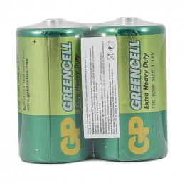 Батарейка солевая GreenCell D/R20 1.5В 13G-OS2 2667 (уп.2шт)