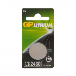 Батарейка литиевая GP CR2430-2C1 3В 11046 1шт
