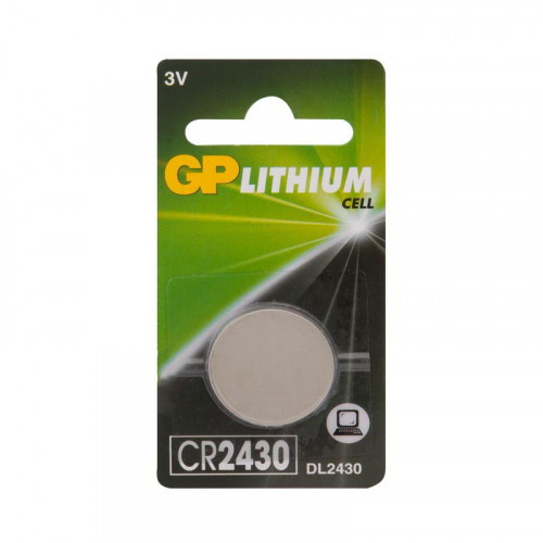 Батарейка литиевая GP CR2430-2C1 3В 11046 1шт