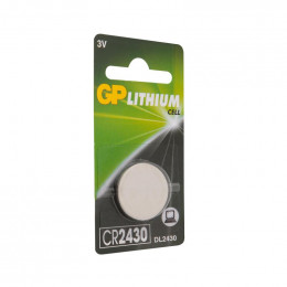 Батарейка литиевая GP CR2430-2C1 3В 11046 1шт