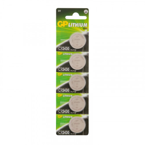 Батарейка литиевая GP CR2430 3V 10805 (блистер 5 шт.)