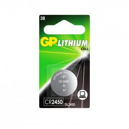 Литиевый элемент питания GP CR2450 3В 10607 (блистер 1 шт.)