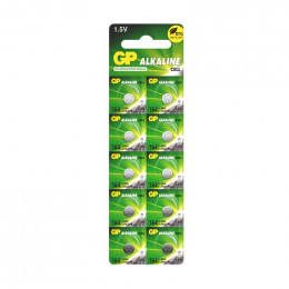 Батарейка алкалиновая GP LR621/AG1 1.5В 10 шт блистер 2809