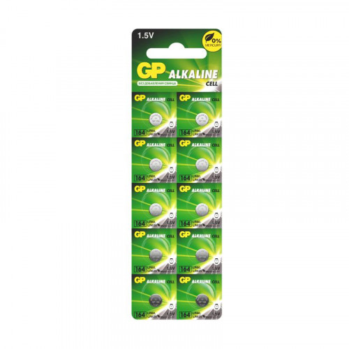 Батарейка алкалиновая GP LR621/AG1 1.5В 10 шт блистер 2809