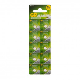 Батарейка алкалиновая GP LR621/AG1 1.5В 10 шт блистер 2809