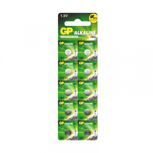 Батарейка алкалиновая GP LR41 1.5В 10 шт блистер 2841