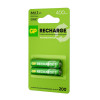 Аккумулятор GP AAA/HR03 Recharge 1.2В 400мА·ч 40AAAHCV-2CRSBC2 2 шт