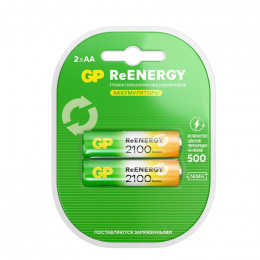 Аккумулятор GP AA/HR6 ReEnergy 1.2В 2000мА.ч 210AAHCRGY-2CRCB2 20/200 (блист.2шт)