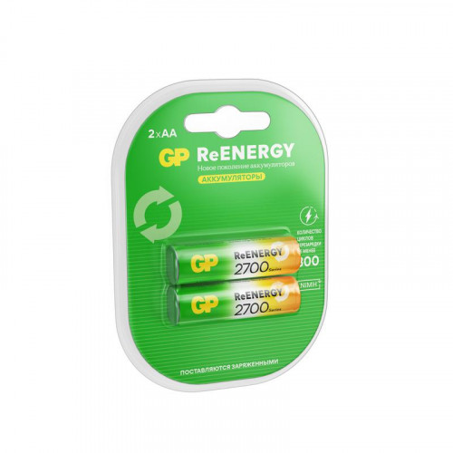 Аккумулятор GP AA/HR6 ReEnergy 1.2В 2650мА.ч 2шт 270AAHCRGY-2CRCB2