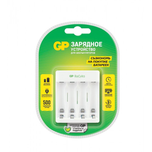 Зарядное устройство GP Е411 E411CS-2CR1 5/10, 5В, блистер 375