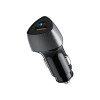 Устройство зарядное автомобильное с двумя портами USB-A QC 3.0 + USB-C PD 20Вт со световой индикацией черн. Rexant 16-0241