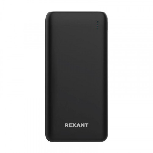 Устройство зарядное портативное Power Bank (аккумуляторная батарея) 10000мА.ч с Quick Charge и Power Delivery черн. Rexant 30-2051