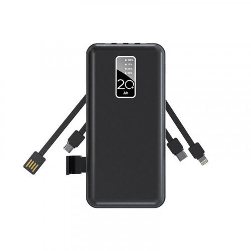 Устройство зарядное портативное Power Bank (аккумуляторная батарея) 20000мА.ч черн. Rexant 30-2039