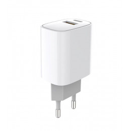 Устройство зарядное сетевое с двумя портами USB-A + USB-C 20Вт Rexant 18-2207