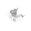 Устройство зарядное сетевое с двумя портами USB-A + USB-C 20Вт Rexant 18-2207
