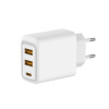 Устройство зарядное сетевое с двумя портами USB-A и одним портом USB-C 10Вт Rexant 18-2213