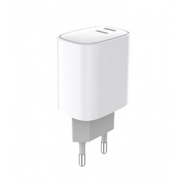 Устройство зарядное сетевое с двумя портами USB-C + USB-C 20Вт Rexant 18-2210