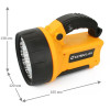 Фонарь аккумуляторный Ultraflash UF3712LED 70 лм, пластик, желтый 8310
